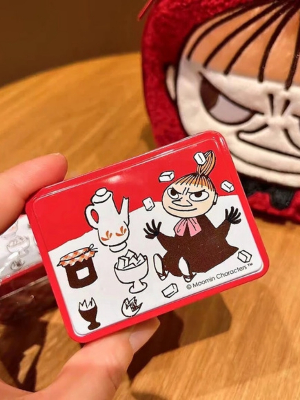 Moomin Little My Tin Box New Without Tag 7.6x5.6x3cm Storage Tin Can